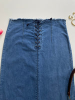 Load image into Gallery viewer, Authentic Denim Skirt-Waist 32 to 34
