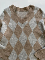 Load image into Gallery viewer, Argyle Soft Chunky Sweater-Bust 42
