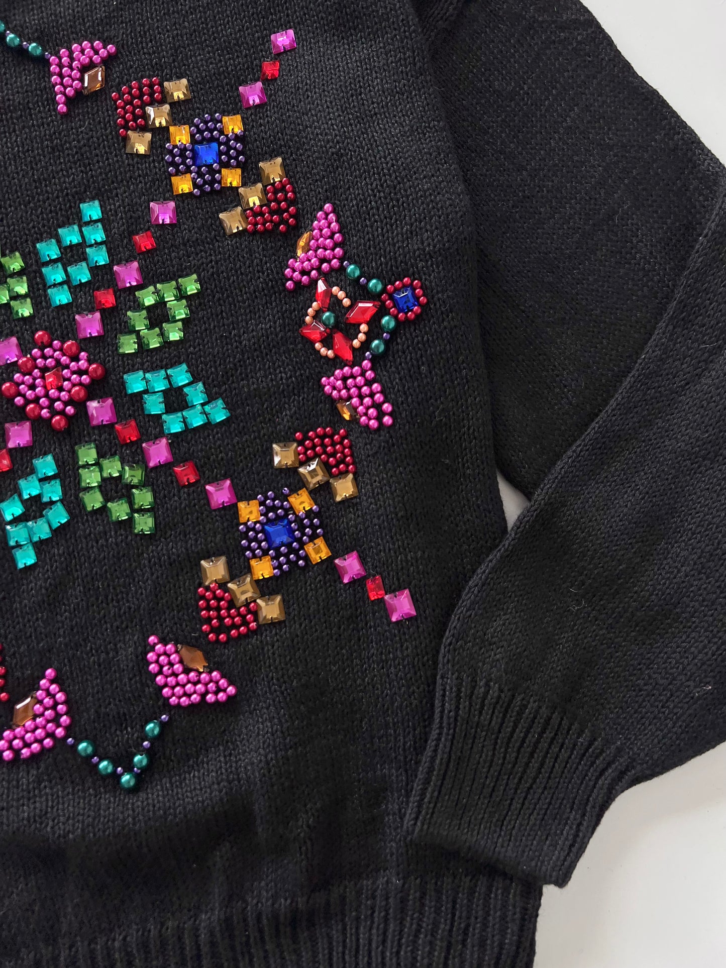 Fashion Formulas Hand Embroidered Sweater-Bust 50