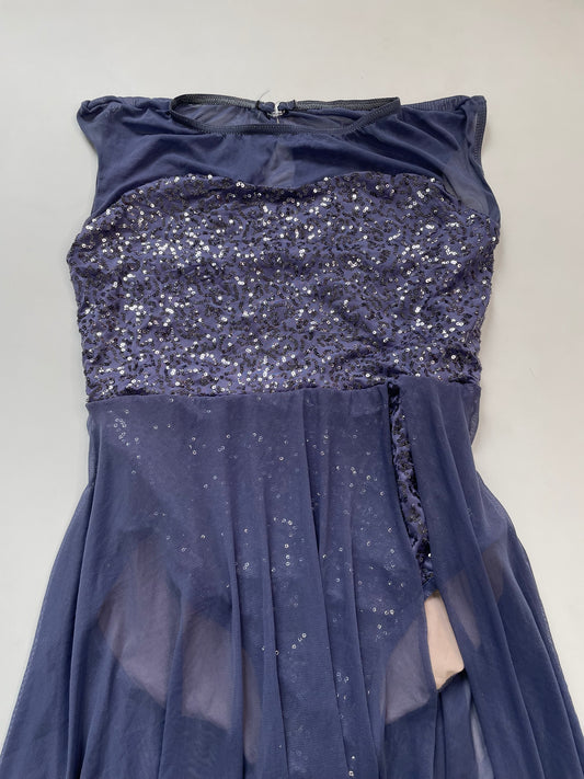 Sequin Bodysuit Sheer Dress-Bust 32 to 34