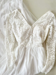 Lace White Dress-Bust 34
