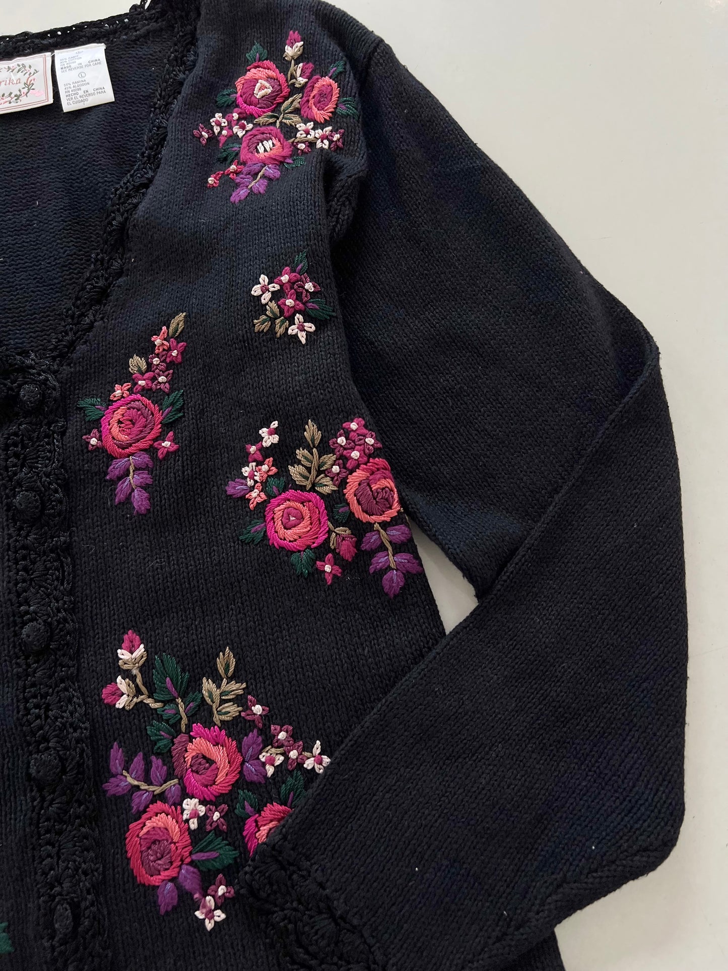 Erika Embroidered Sweater-Bust 44