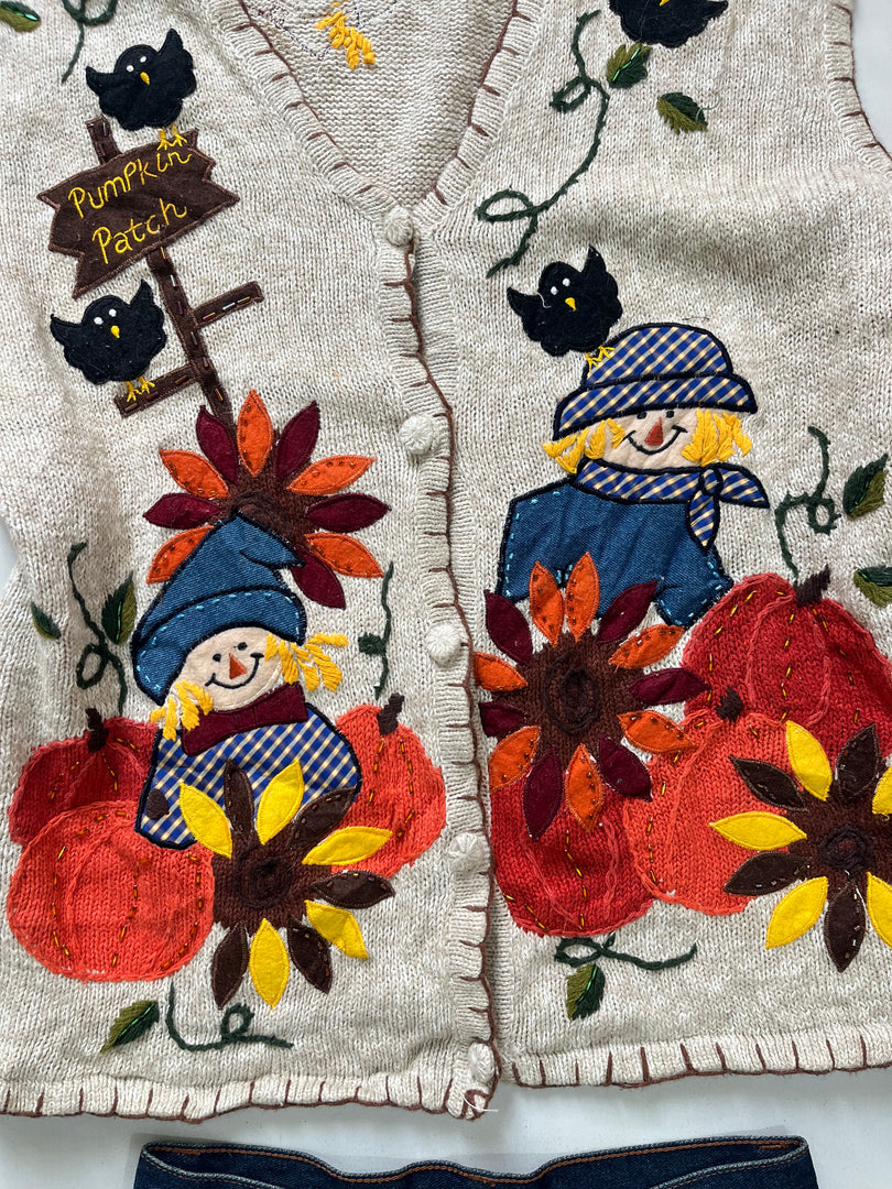 Bobbie Brooks Christmas Sweater Vest-Bust 46