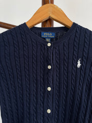Ralph Lauren Vintage Cotton Cardigan-Bust 28 to 30