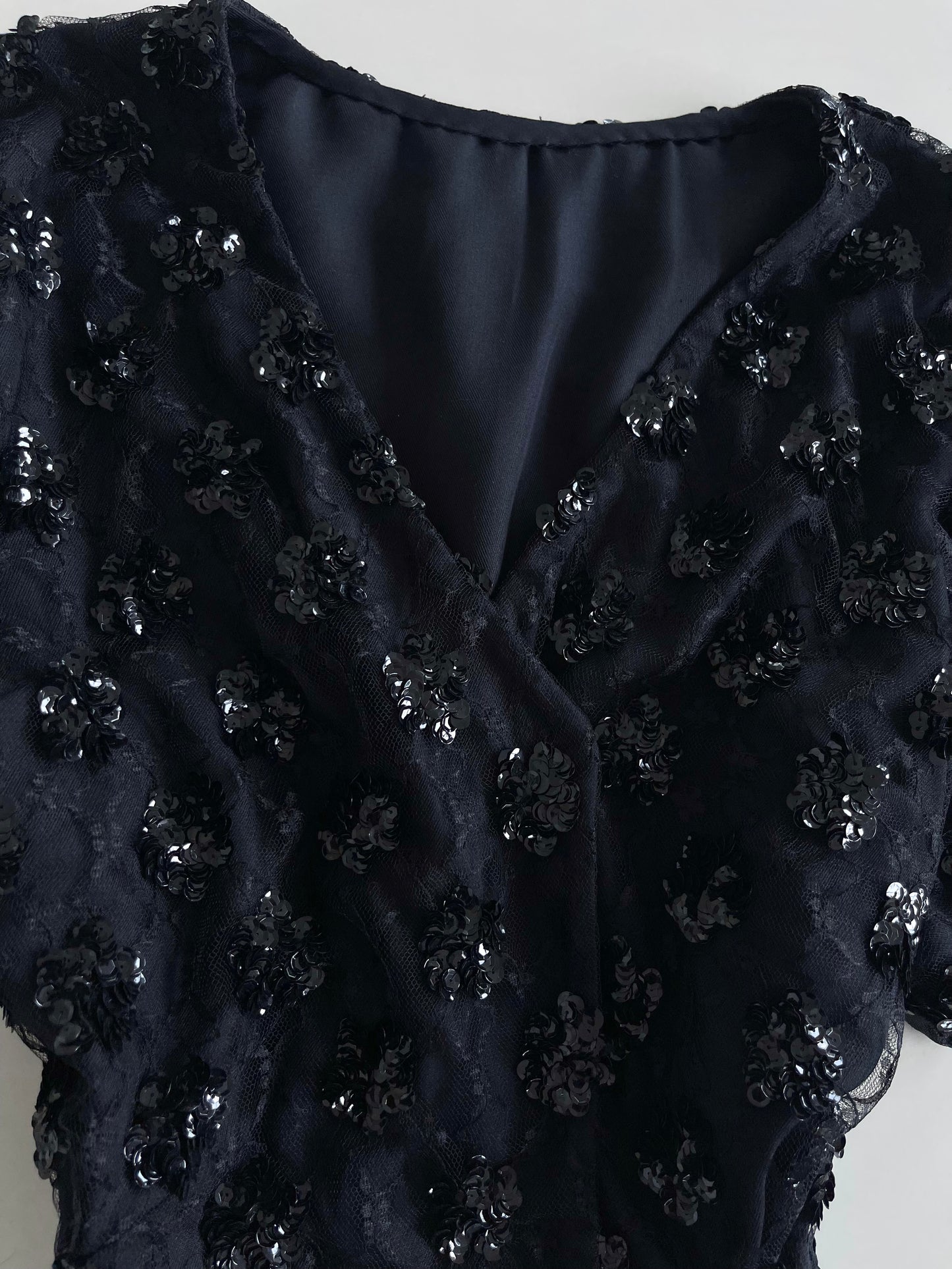 Sequin Vintage Top-Bust 40