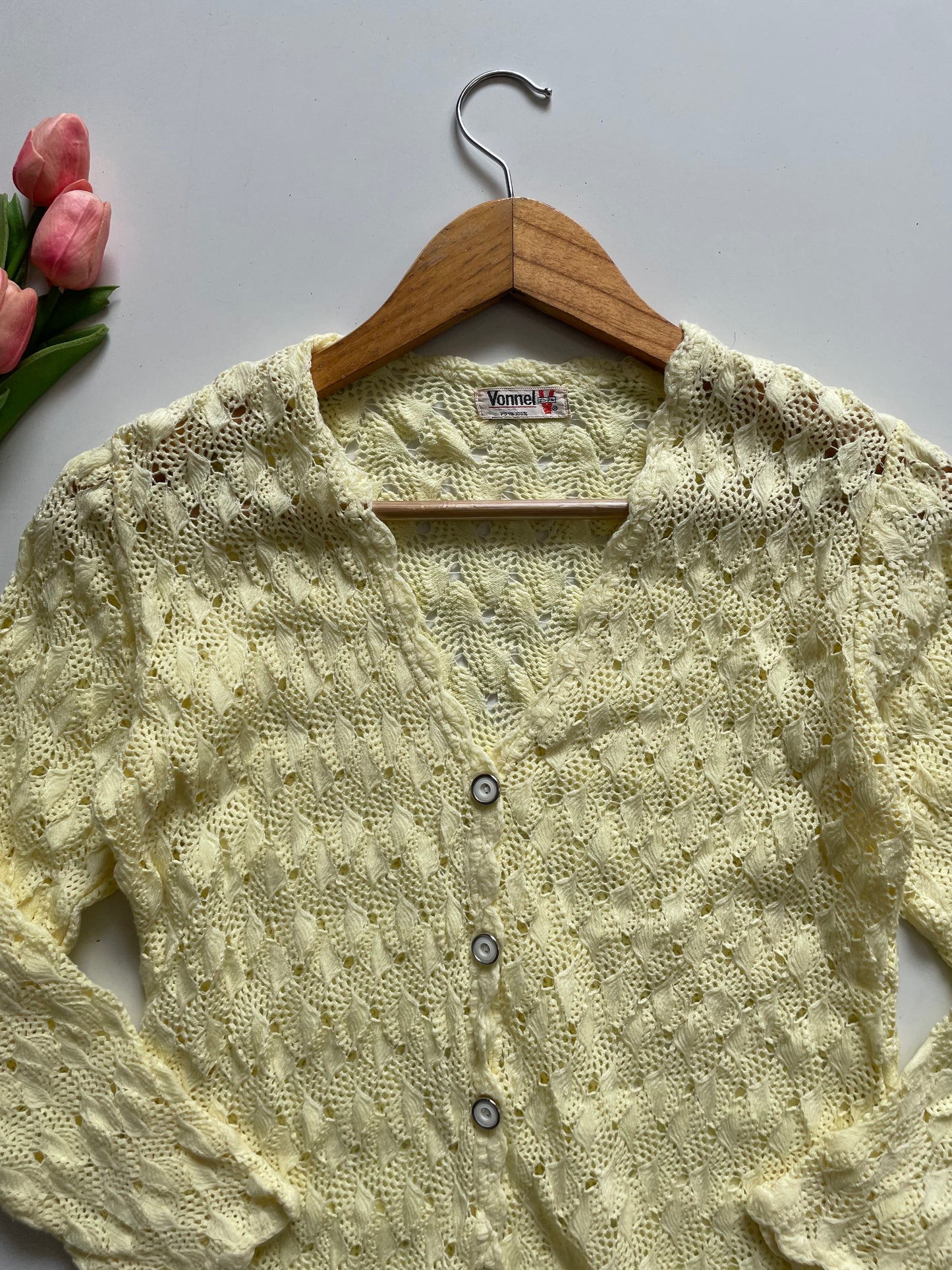 BABY YELLOW CROCHET TOP - BUST 30 TO 32