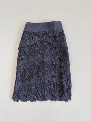 Le Chateau Embroidered Vintage Skirt-Waist 32