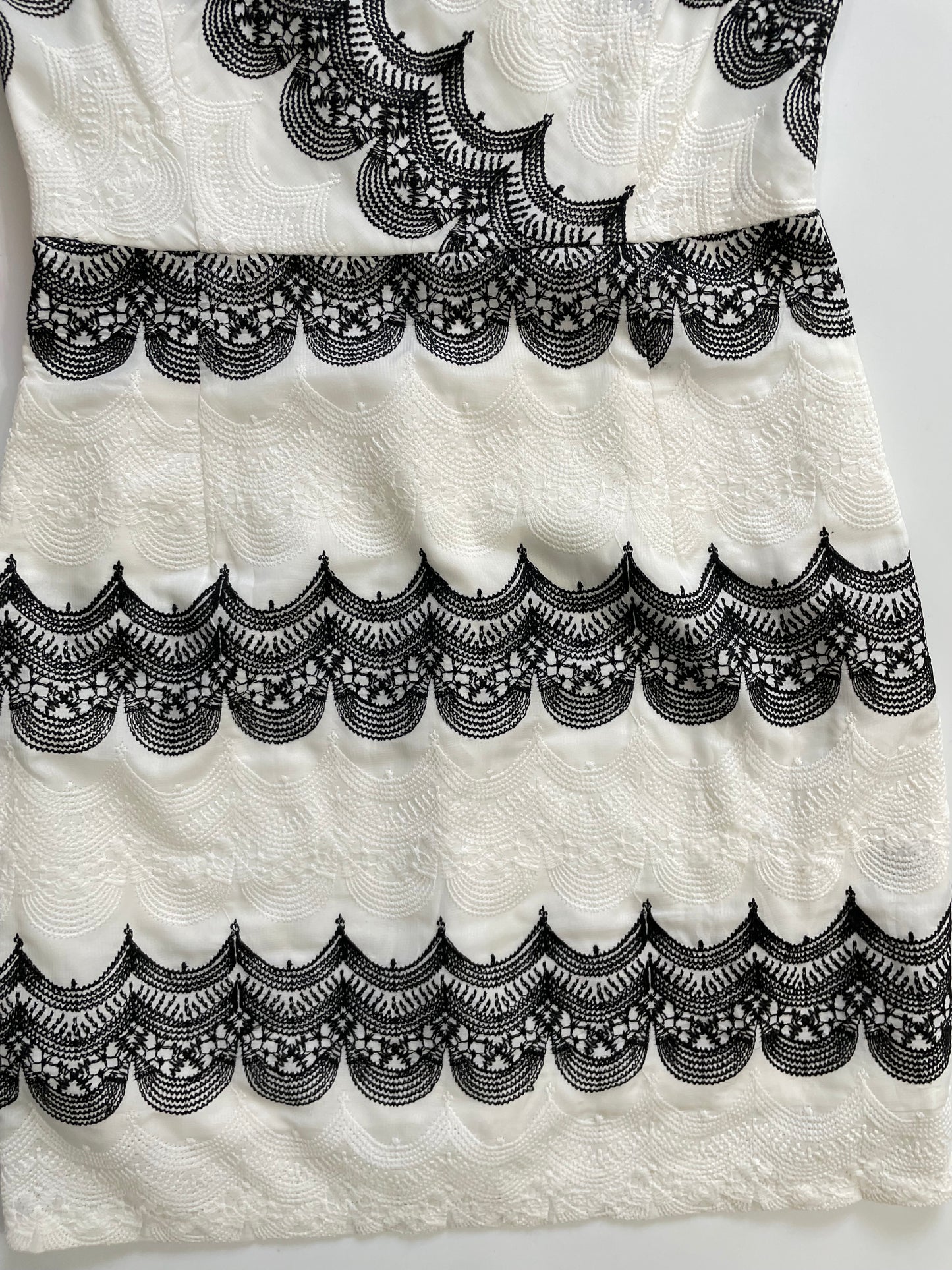 Embroidered Sequin Dress-Bust 32