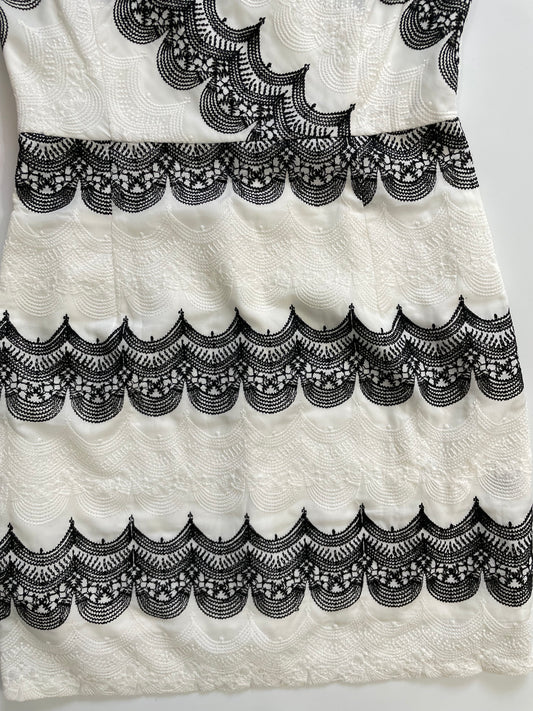 Embroidered Sequin Dress-Bust 32