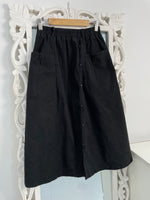 Load image into Gallery viewer, Denim Long Skirt-Waist 26 to 26
