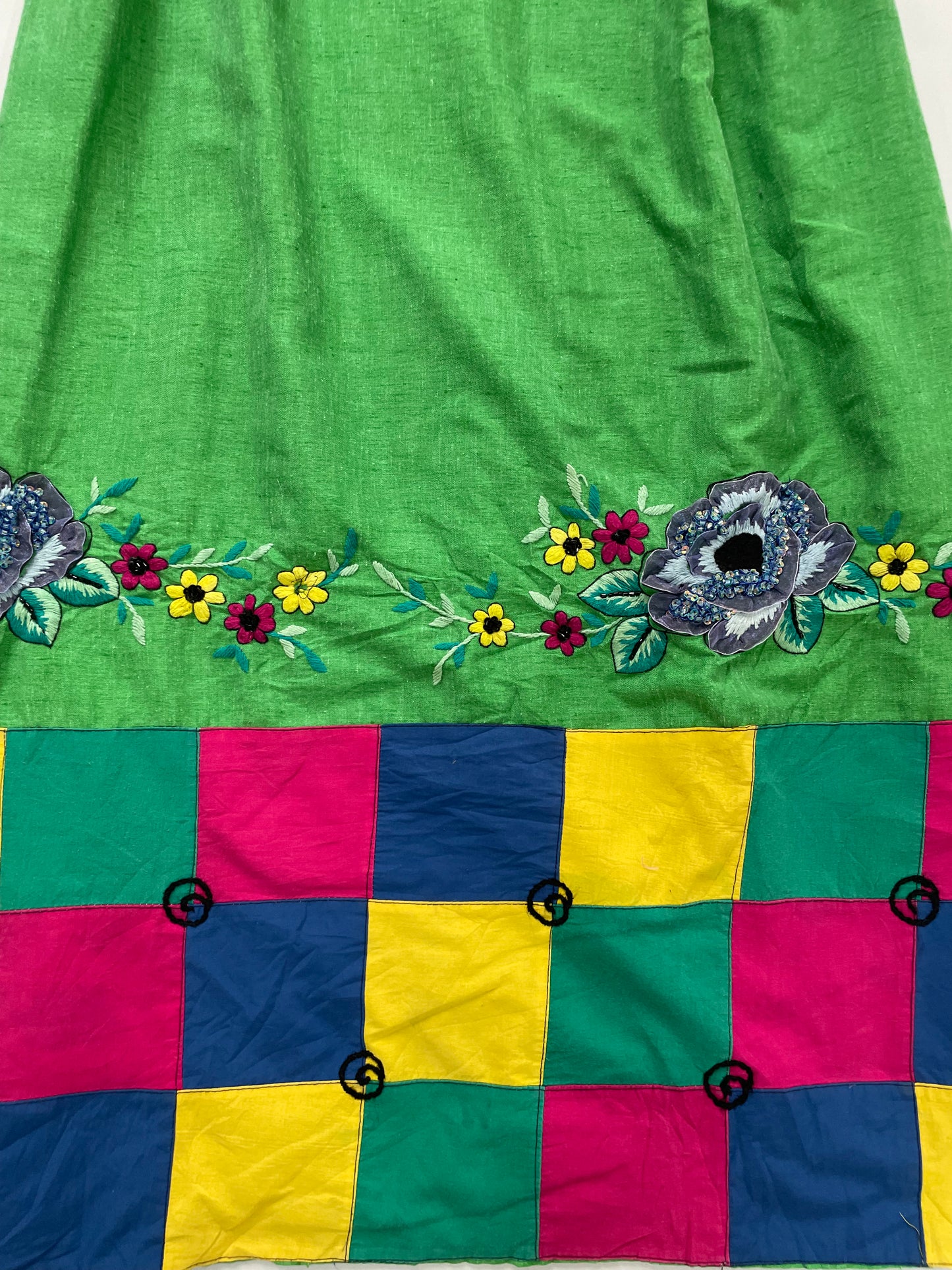 Embroidered Cotton Skirt-Waist 20 to 28