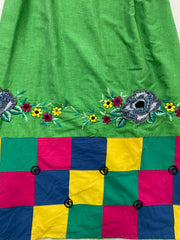 Embroidered Cotton Skirt-Waist 20 to 28