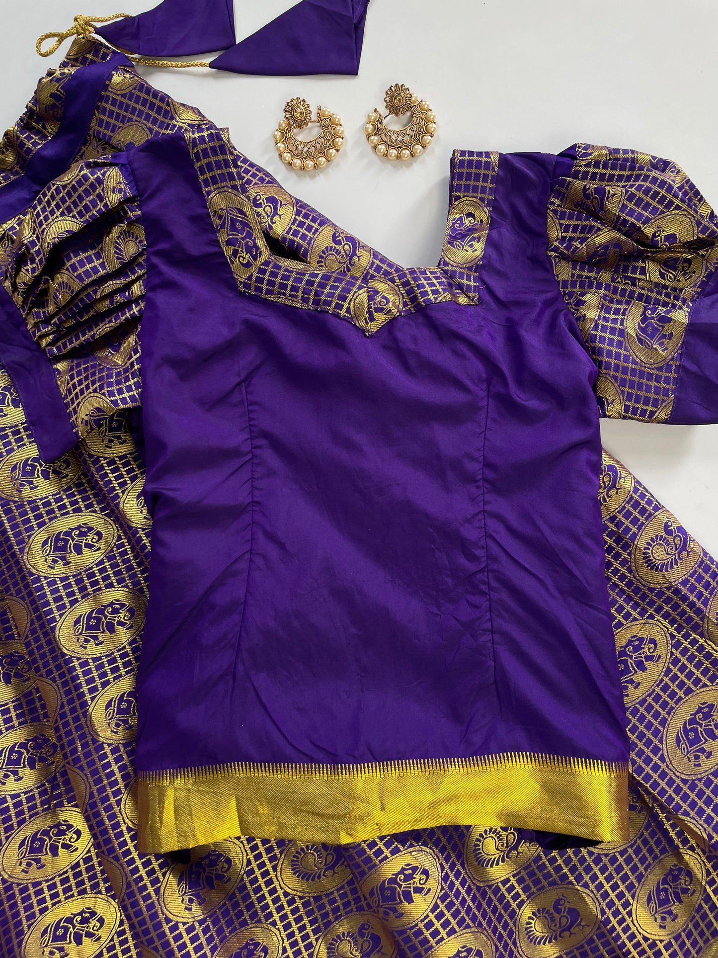 Lehenga Choli Set-Bust 34 Waist 22 to 32