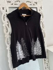 Christopher & Banks Christmas Sweater Vest-Bust 44