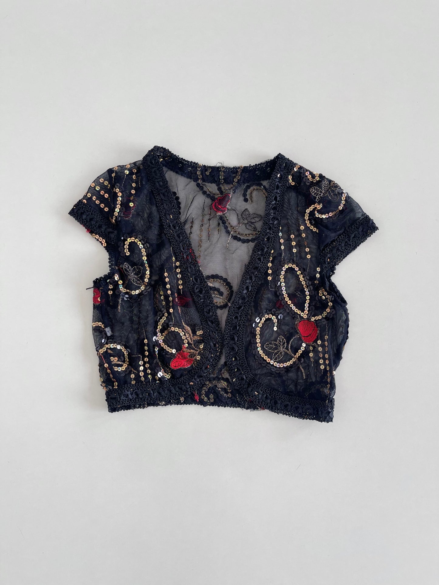 Sequin Top-Bust 30