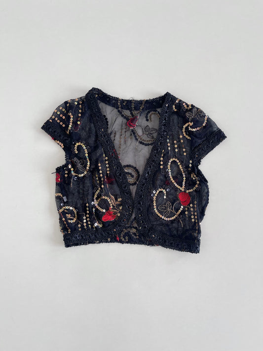 Sequin Top-Bust 30