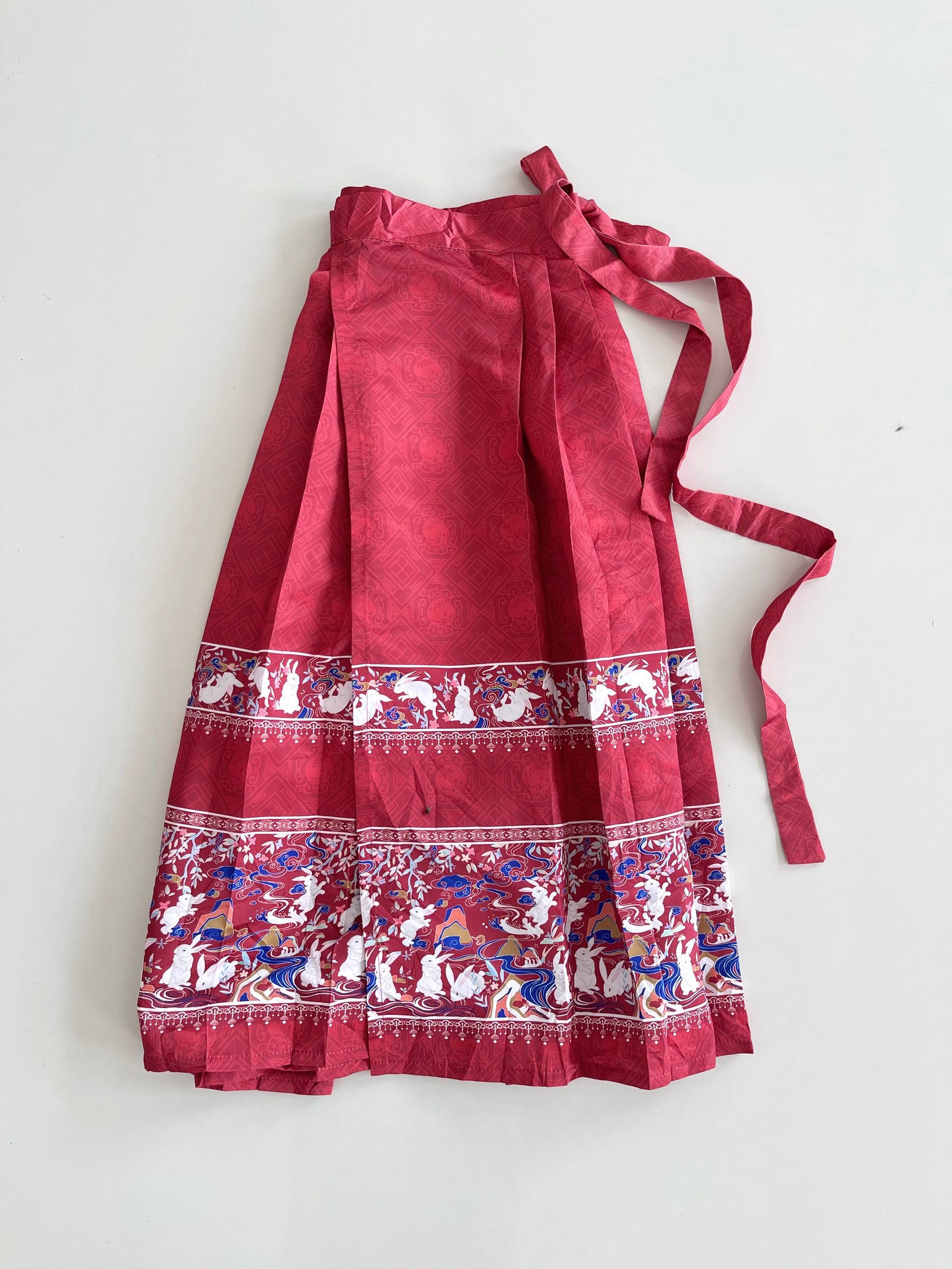 Bunnies Wraparound Vintage Skirt-Waist 28 to 34