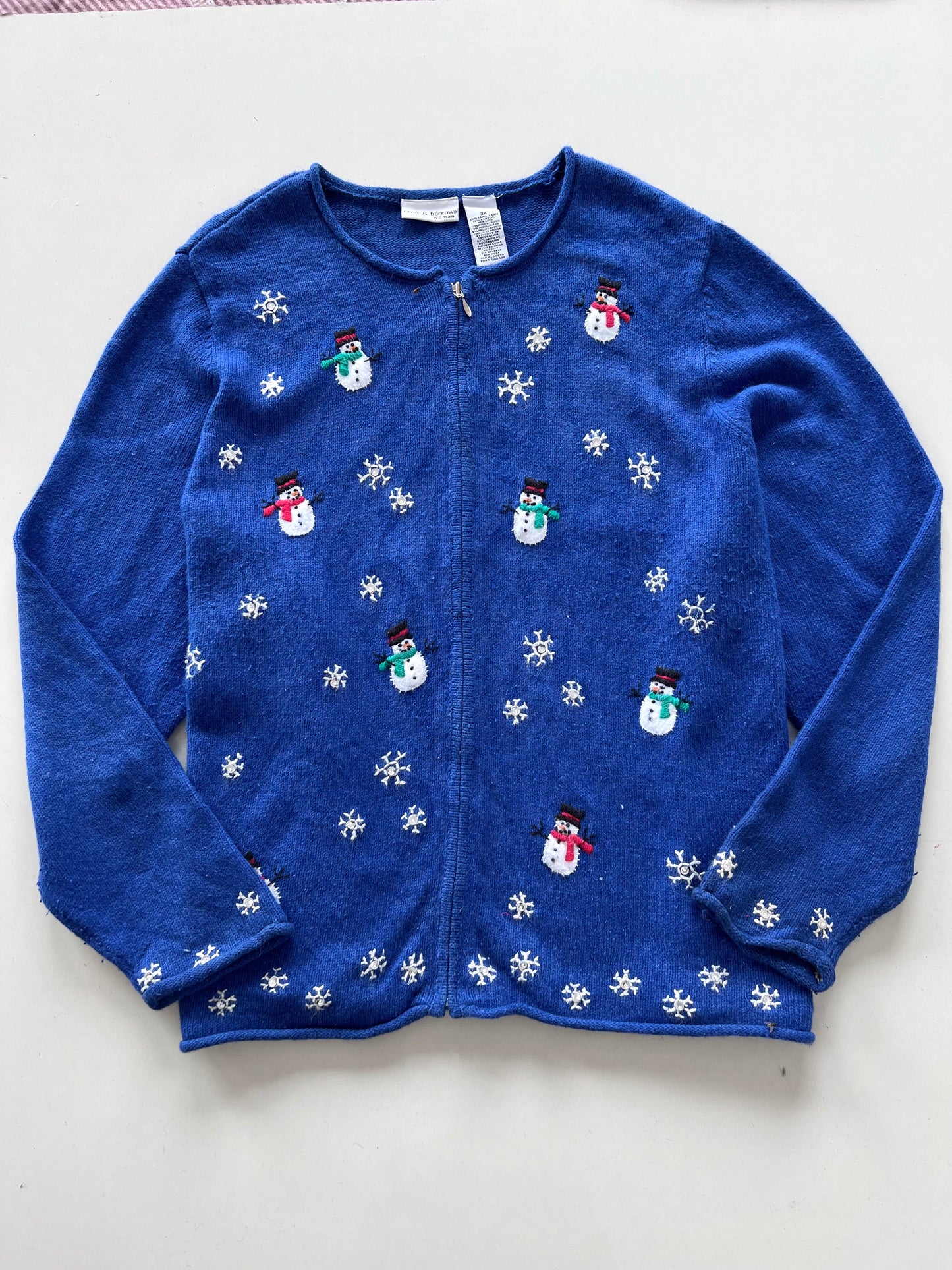 Croft & Barrow Christmas Zipper-Bust 58