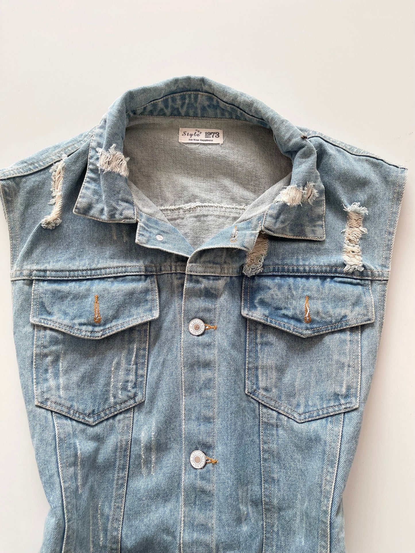 Style Denim Jacket-Bust 40