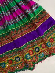 Embroidered Mirror Work Kurta-Bust 42