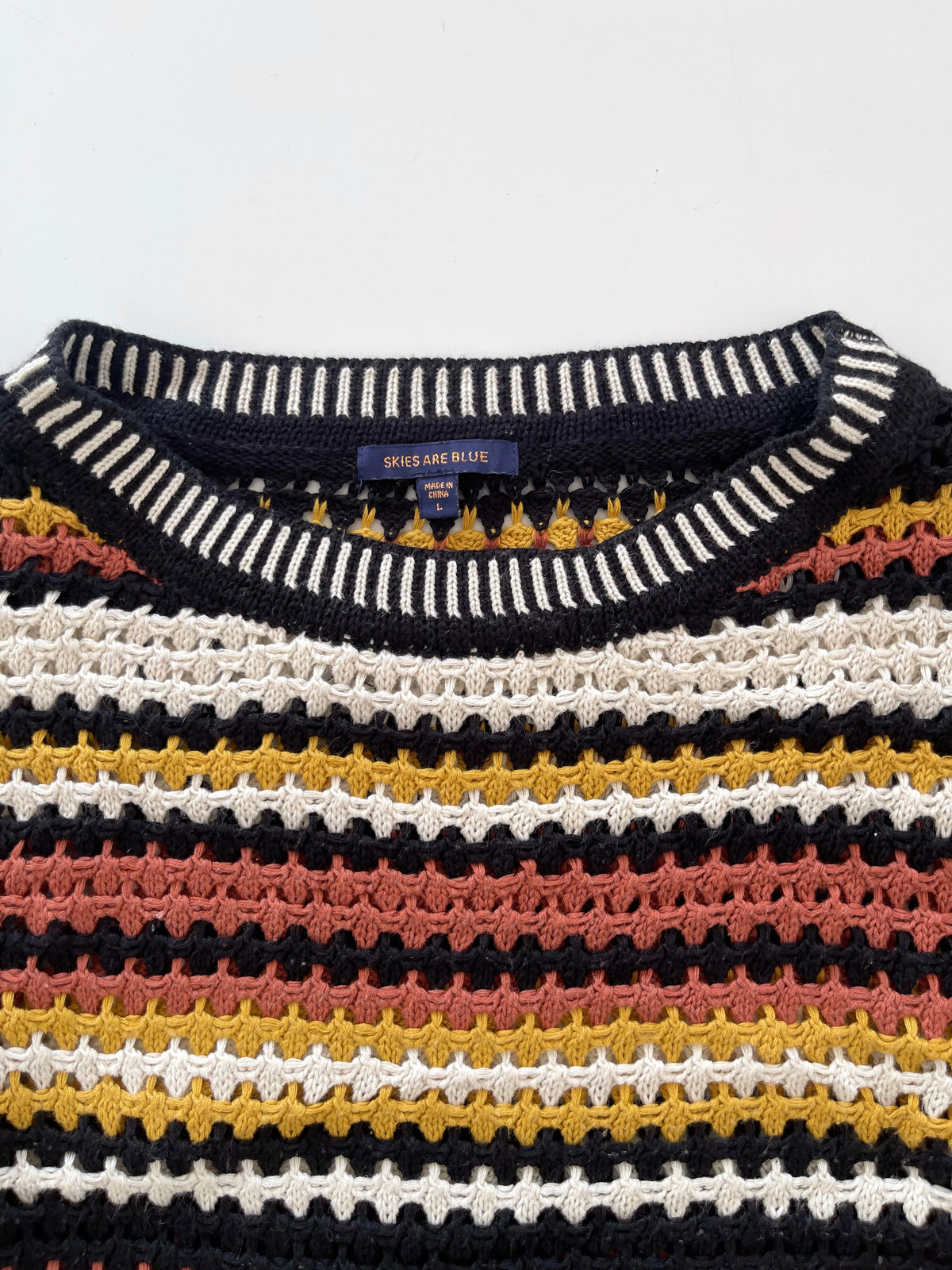Skies Are Blue Chunky Pinterest Sweater-Bust 52