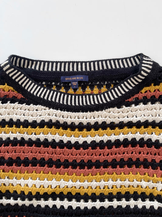 Skies Are Blue Chunky Pinterest Sweater-Bust 52