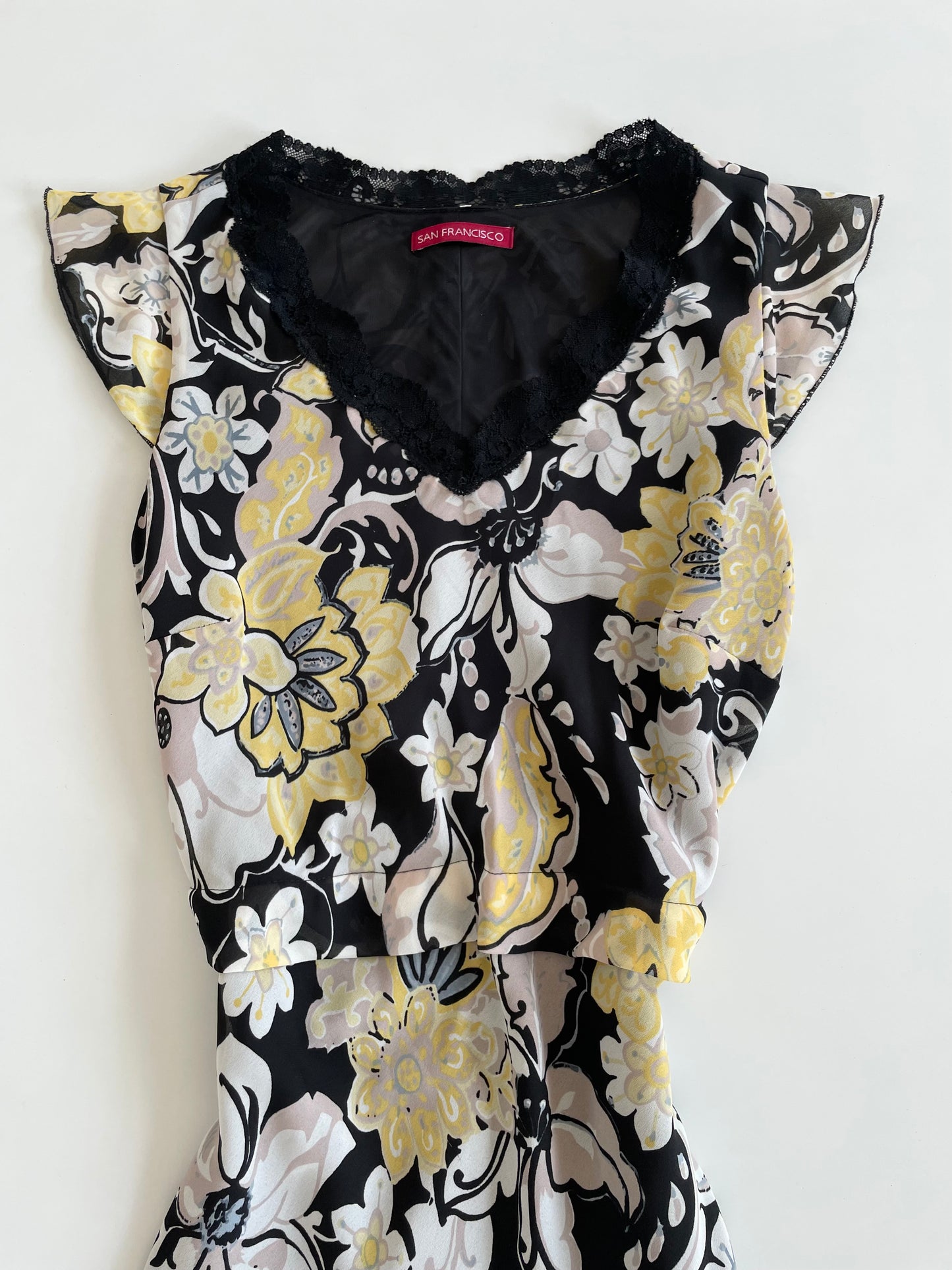 San Francisco Asymmetric Vintage Dress-Bust 36 to 38