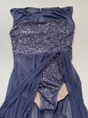 Sequin Bodysuit Sheer Dress-Bust 32 to 34