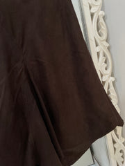 Vintage Suede Skirt-Waist 28