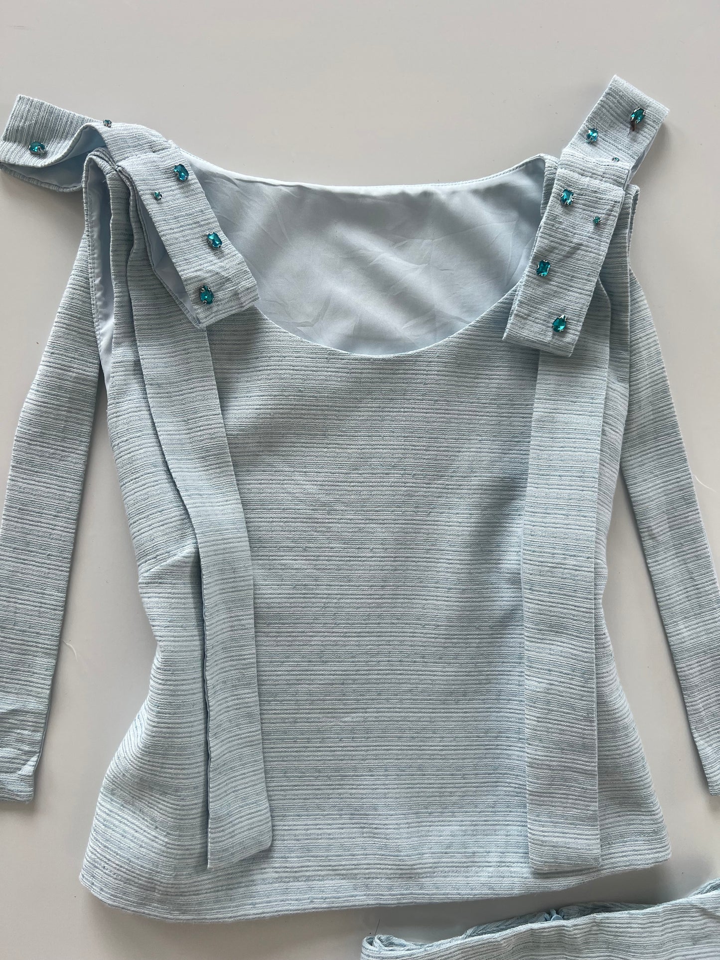 Baby Blue Set-Bust 38 Waist-28