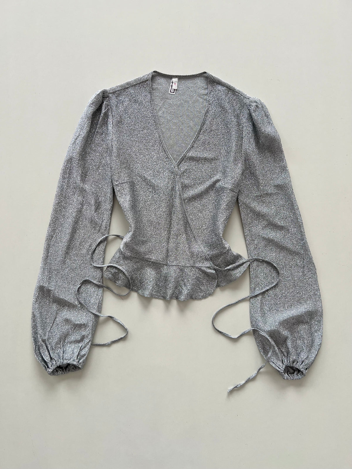 Kemtvatt Shimmer Wraparound Top-Bust 34 to 36
