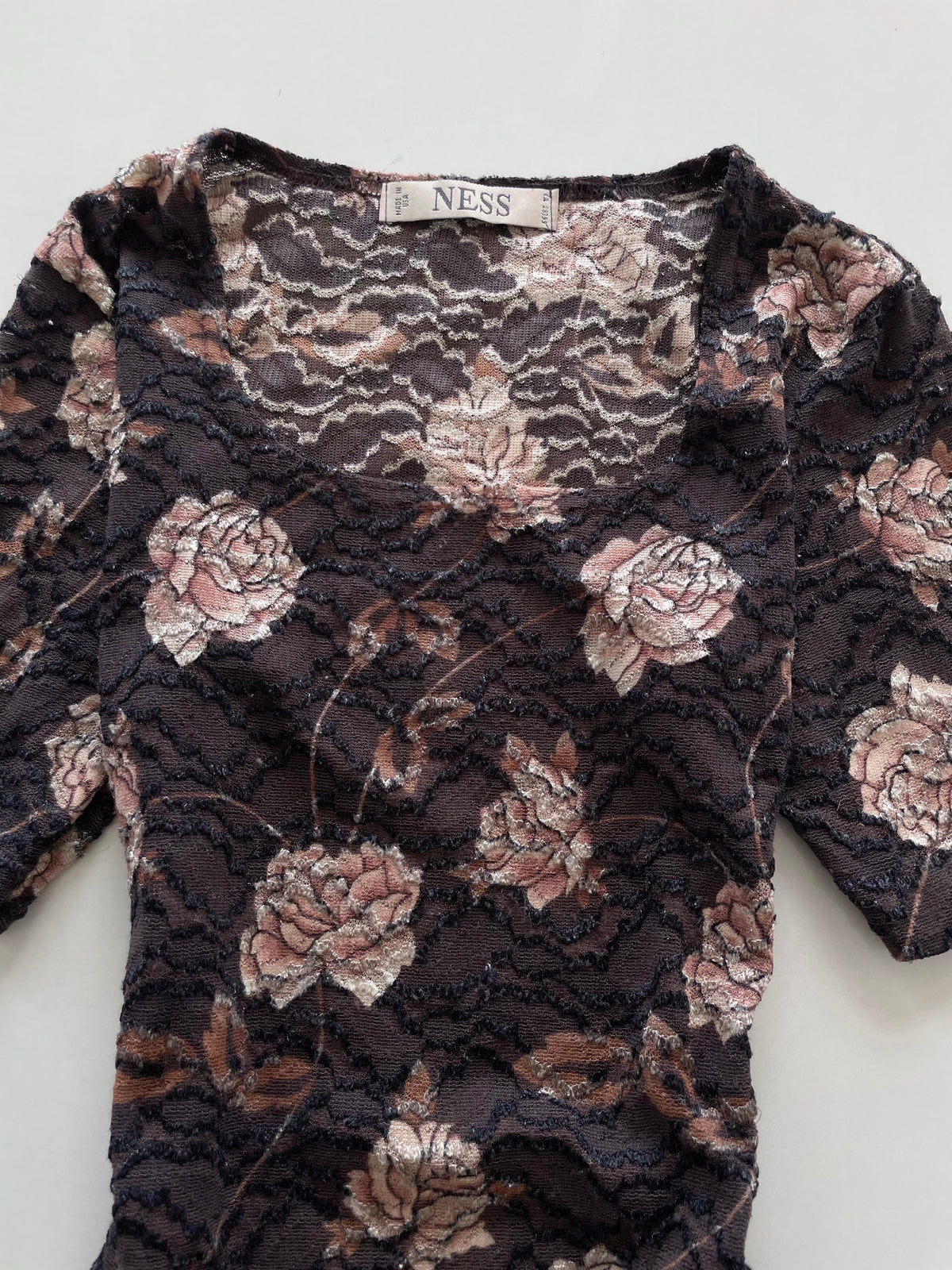 Ness Sheer Vintage Top-Bust 32 to 34