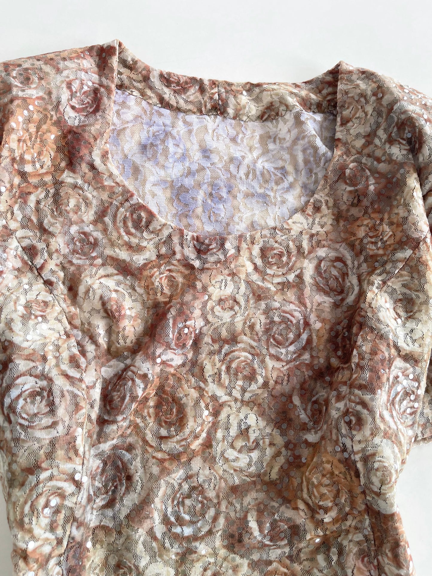 Sequin Vintage Top-Bust 46