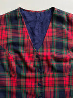 Load image into Gallery viewer, Plaid Waistcoat-Bust 38
