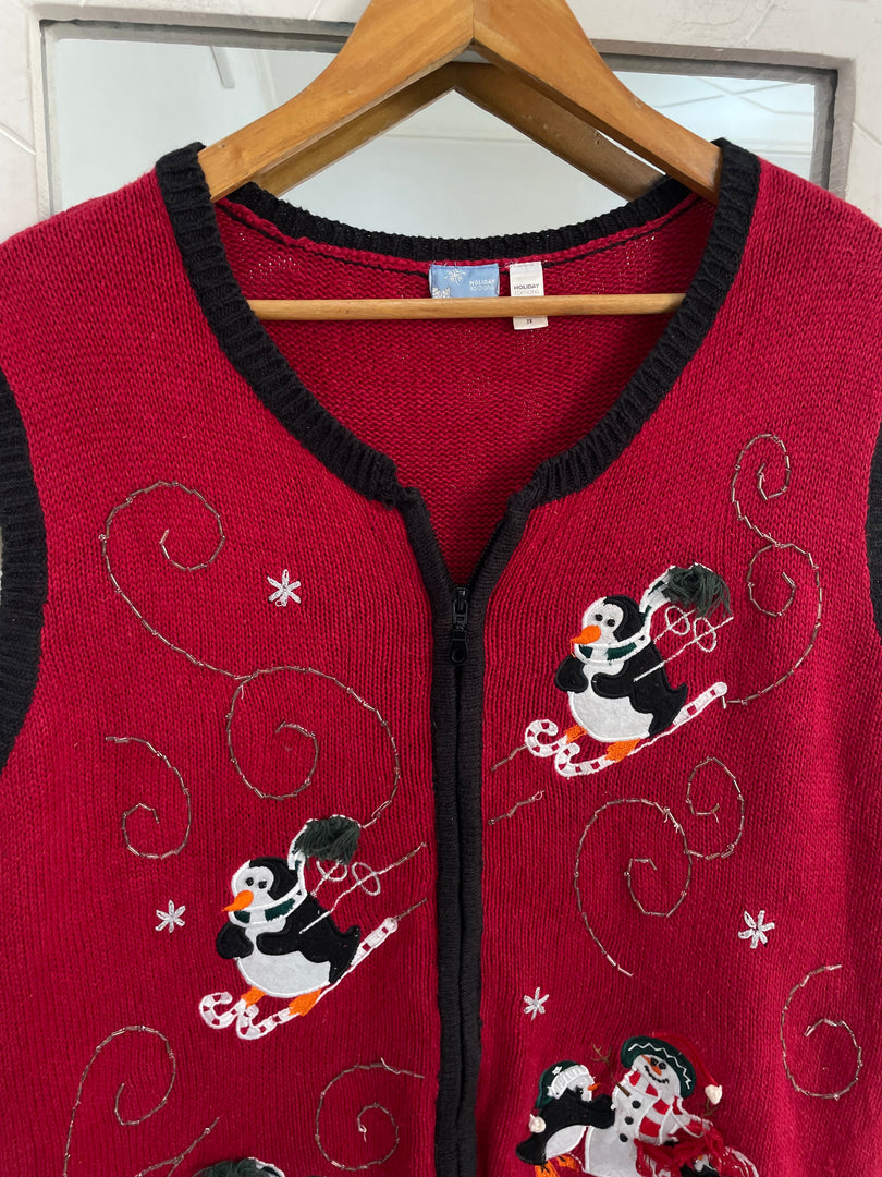 Christmas Sweater Vest-Bust 50