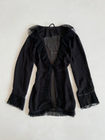 Load image into Gallery viewer, Ruffle Sheer Top-Bust 44