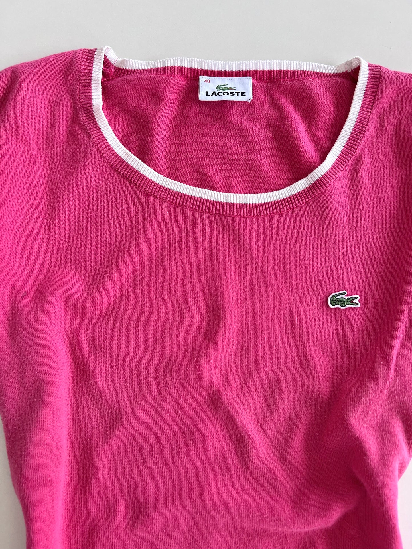 Lacoste Vintage T-Shirt-Bust 34 to 36
