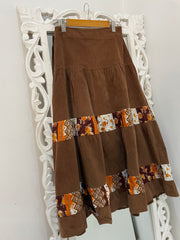 Tinta Fresca Vintage Corduroy Skirt-Waist 30