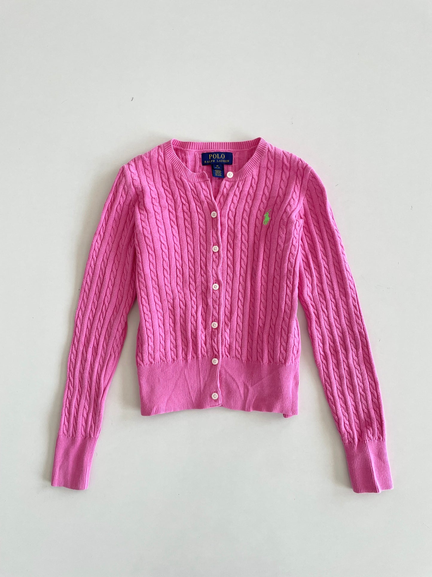 Ralph Lauren 100%Cotton Vintage Cardigan-Bust 30 to 32