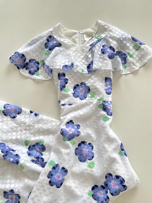 Robilyse Floral Vintage Dress-Bust 38
