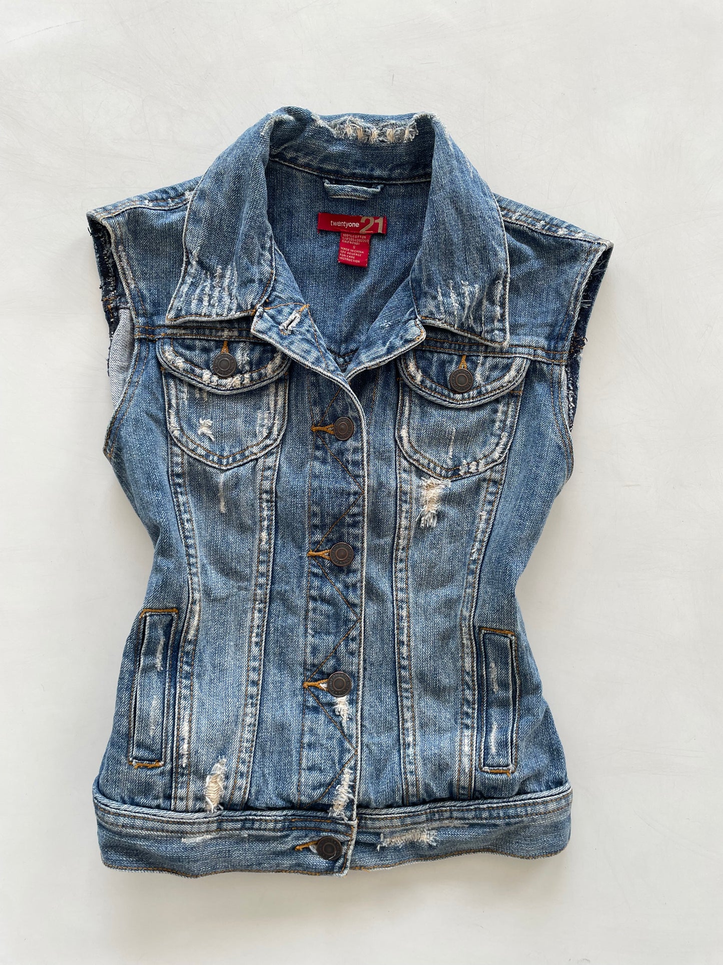 Twentyone21 Denim Top-Bust 32