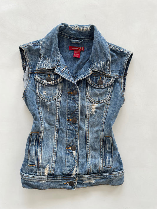 Twentyone21 Denim Top-Bust 32