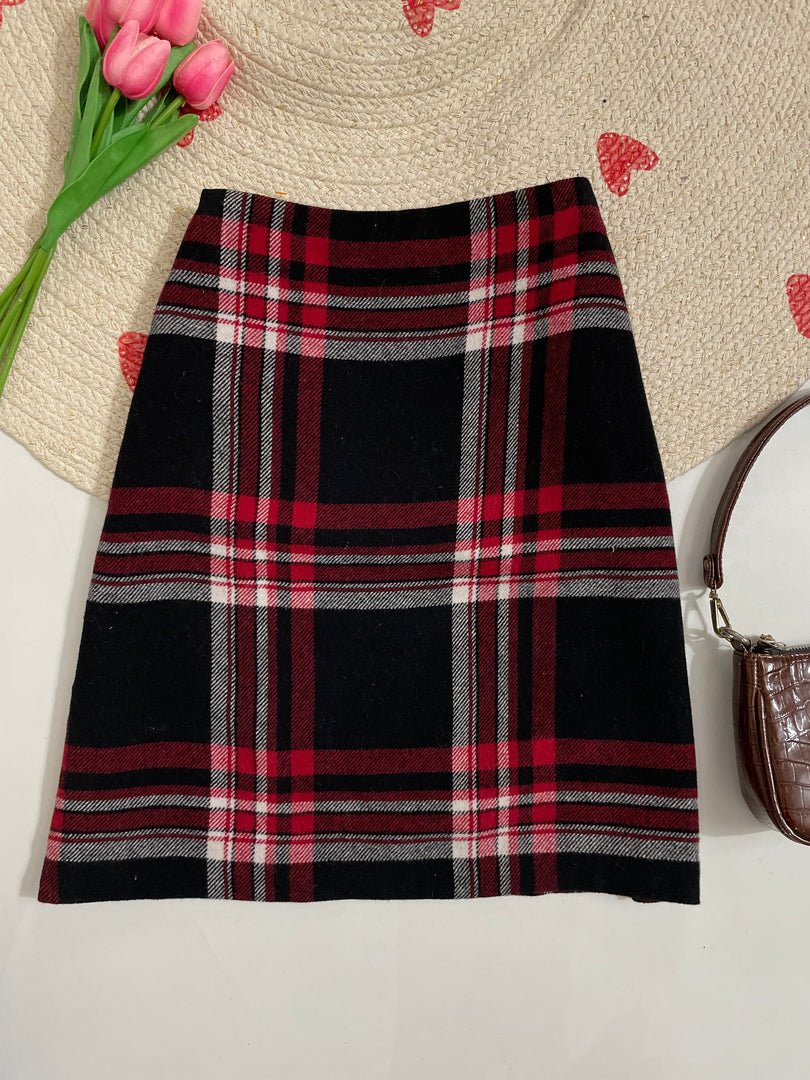 Talbots Plaid Skirt - Waist 30