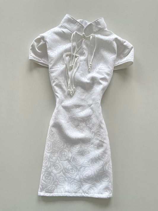 Qipao White Dress-Bust 40