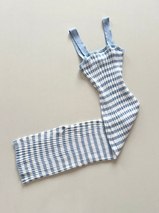 Striped Dress-Bust 30 to 34
