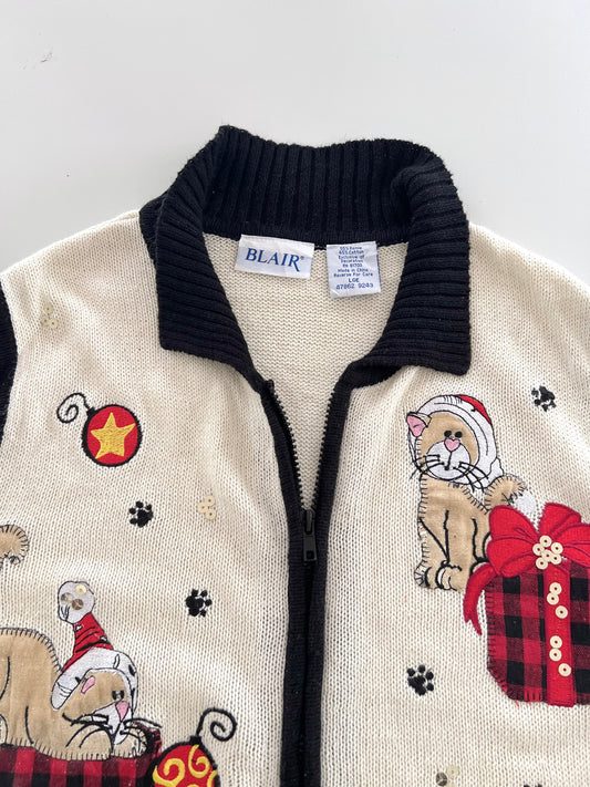 Blair Embroidered Vest Sweater-Bust 46