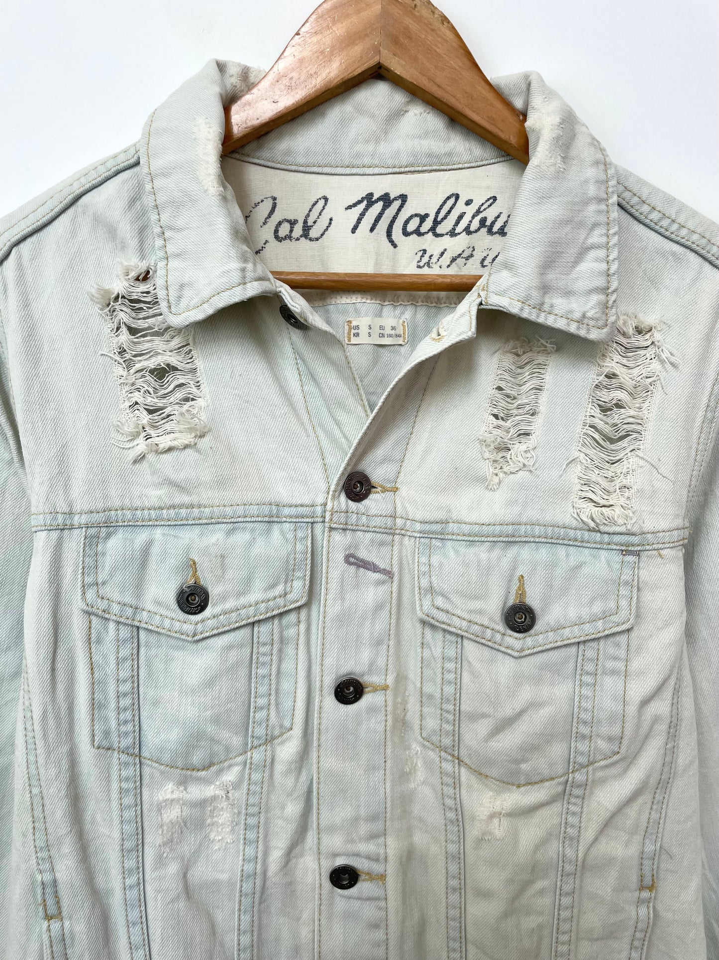 Cal Malibu Denim Vest-Bust 40