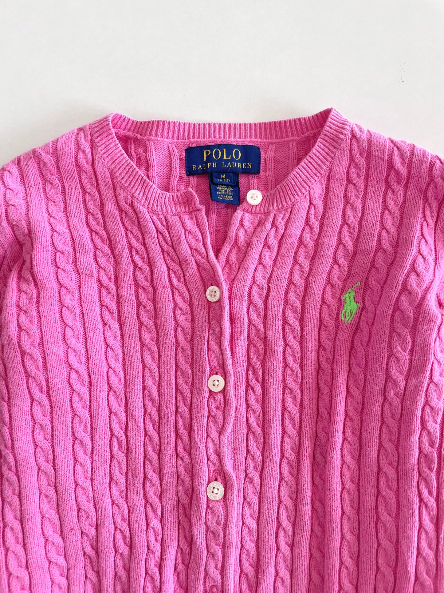 Ralph Lauren 100%Cotton Vintage Cardigan-Bust 30 to 32