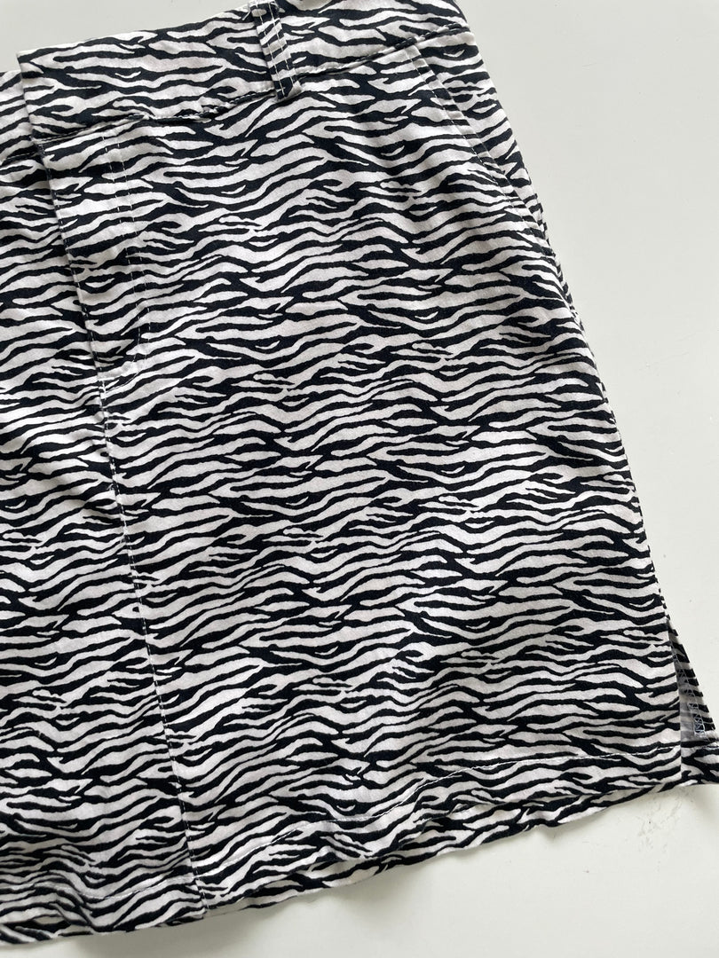 ZEBRA PRINT SKIRT - WAIST 32 to 34