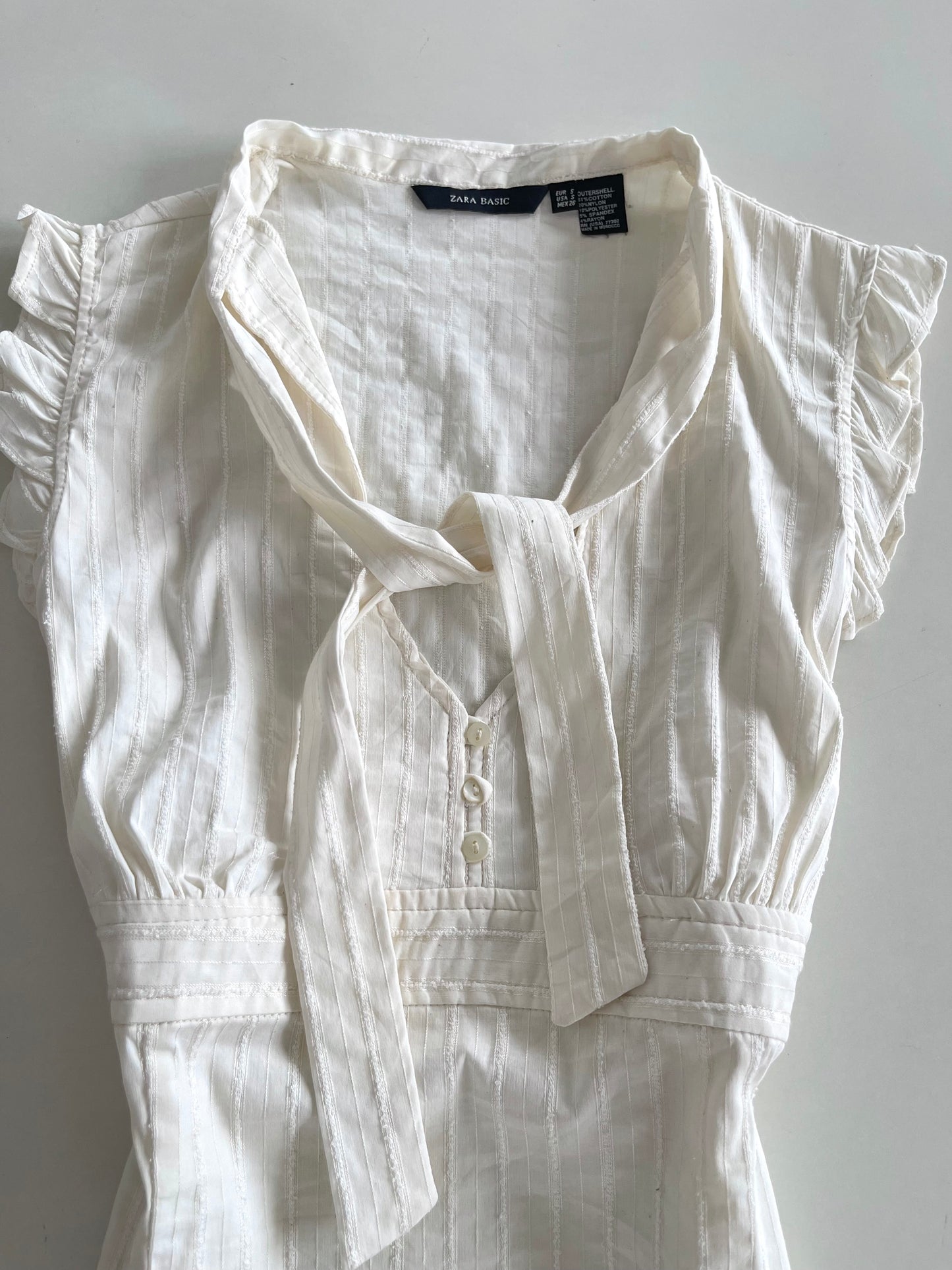 Zara Ruffle Top-Bust 34 to 36